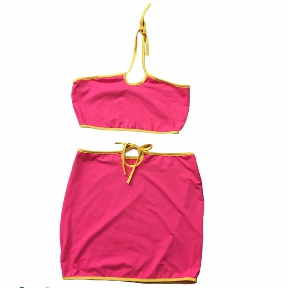 Dolls Kill  LADY YOU'VE GOT GAME MINI SKIRT SET - Picture 1 of 6
